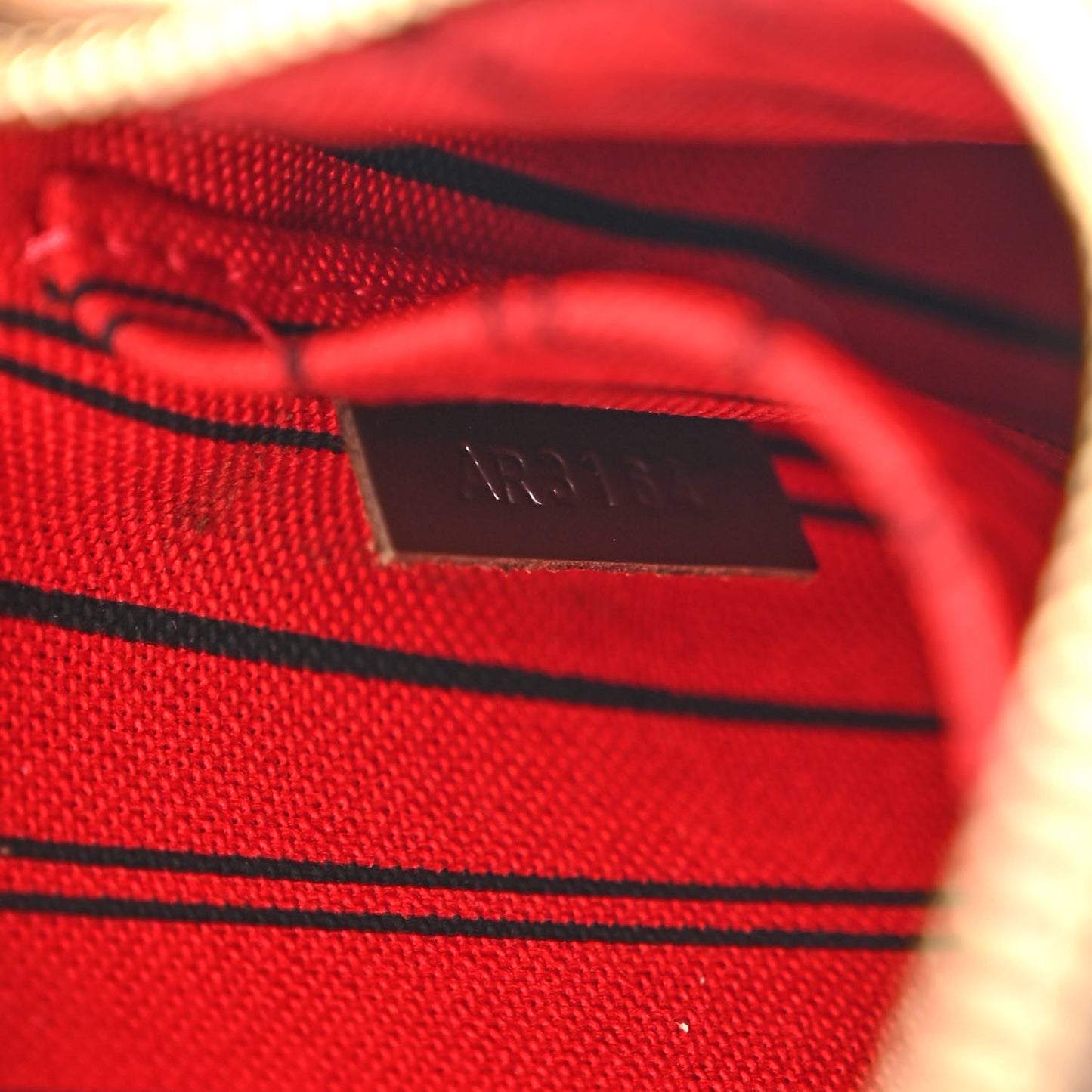 LOUIS VUITTON Damier Ebene Neverfull PM Pochette