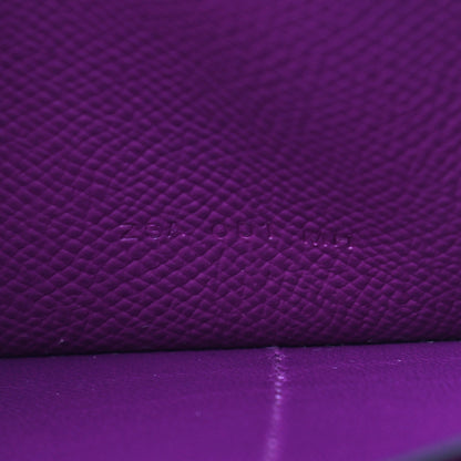 Hermes Epsom Verso Kelly Longue Wallet Raisin Anemone 7 of 7