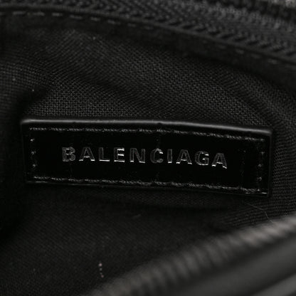 Balenciaga Extra Supple Calfskin Crocodile Embossed Monochrome Le Cagole Shoulder Bag XS Black 6 of 8