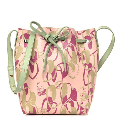 Mansur Gavriel X MARC CAMILLE CHAIMOWICZ Calfskin Mini Bucket Bag Rosa Saddle 1 of 10