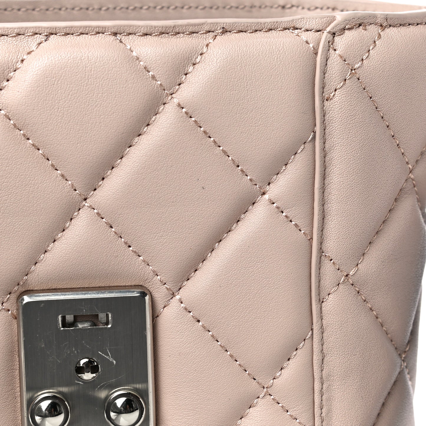 Calfskin Quilted Pashli Camera Shoulder Bag Blush