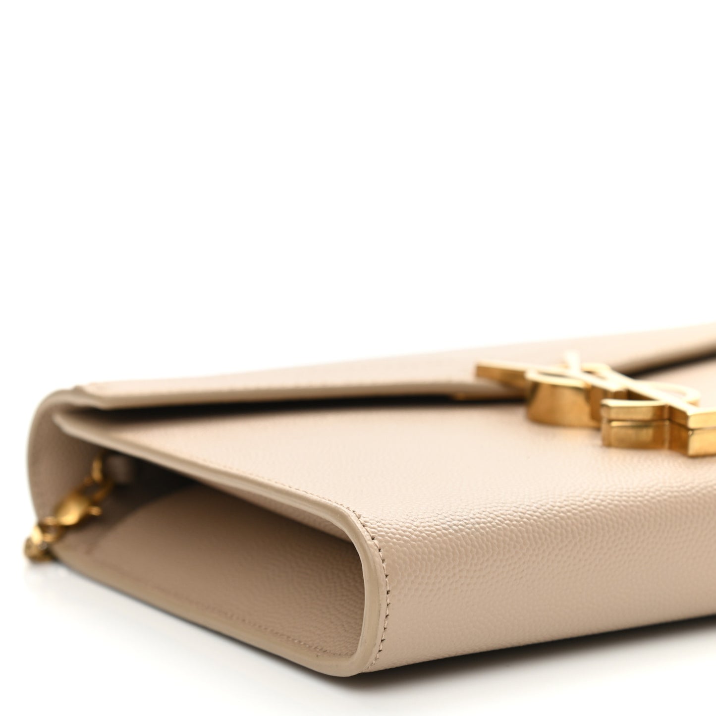 Grain De Poudre Monogram Cassandra Clasp Bag Beige