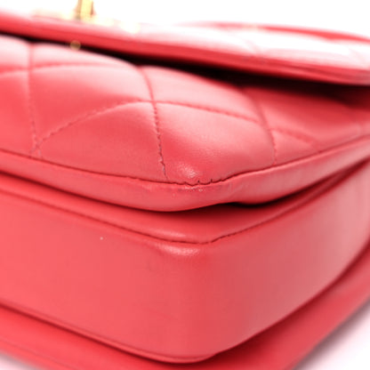 Chanel Lambskin Quilted Small Trendy CC Flap Dual Handle Bag Coral 9 of 19