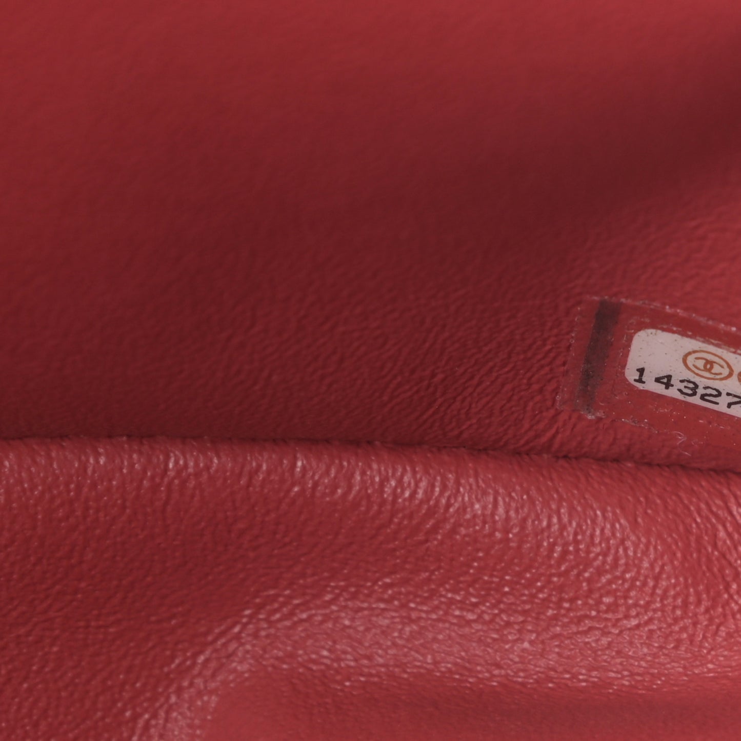 Caviar Quilted Jumbo Double Flap Red