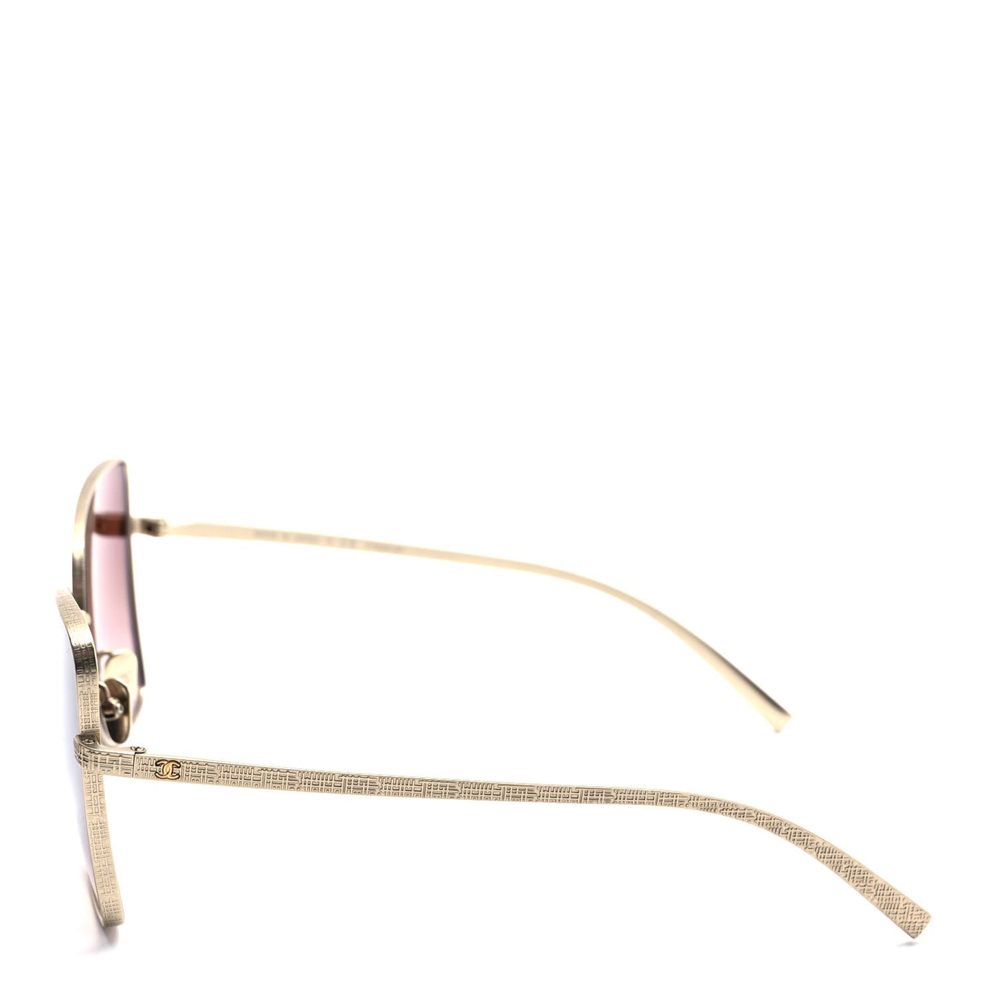 Metal Butterfly Sunglasses 4263-T Gold Pink