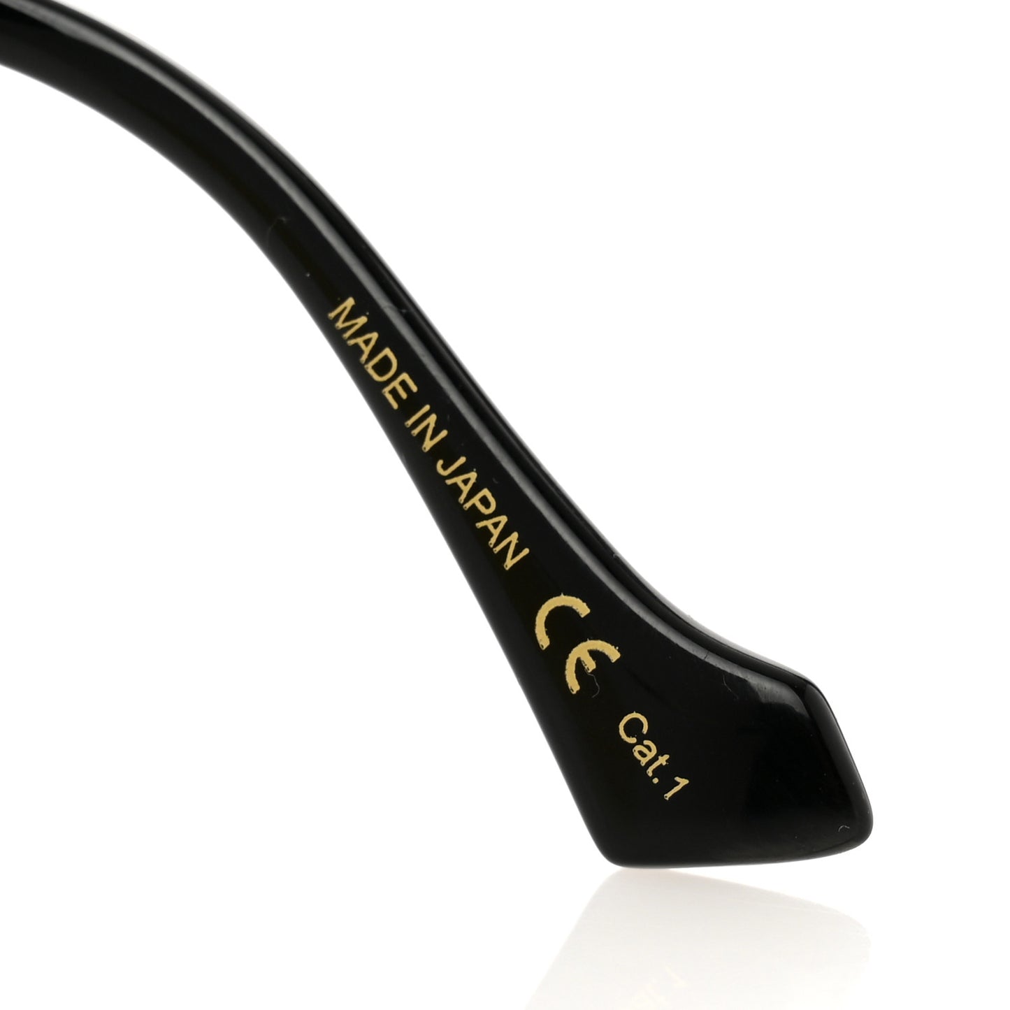Metal Rimless Shield Sunglasses GG1096S Gold