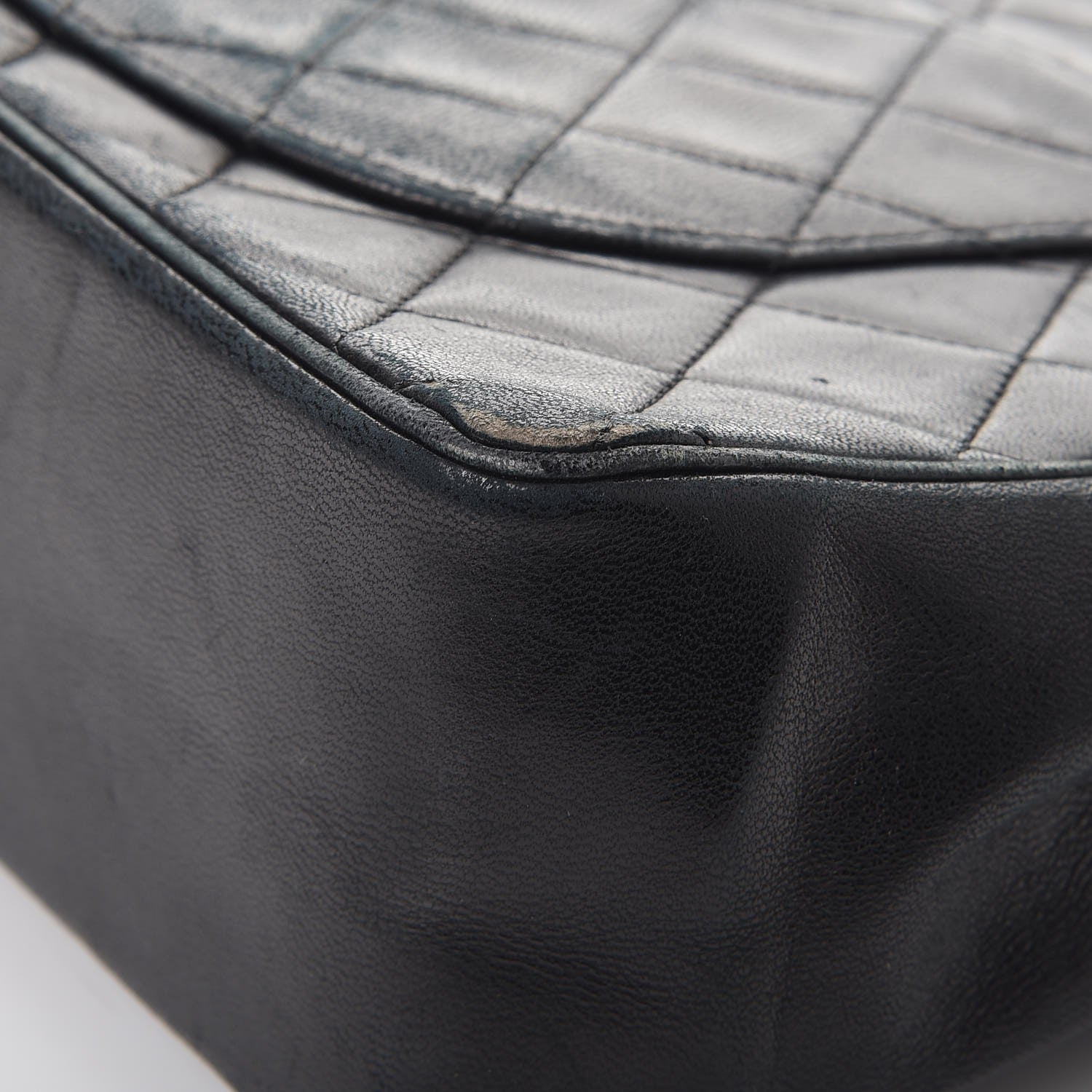 Chanel Lambskin Quilted Medium Bijoux Chain Double Flap Black 11 of 12