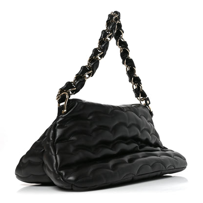 Chloe Quilted Calfskin Juana Shoulder Bag Black 3 of 9