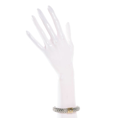 John Hardy Sterling Silver 14k Gold Classic Chain Bracelet Small 2 of 5