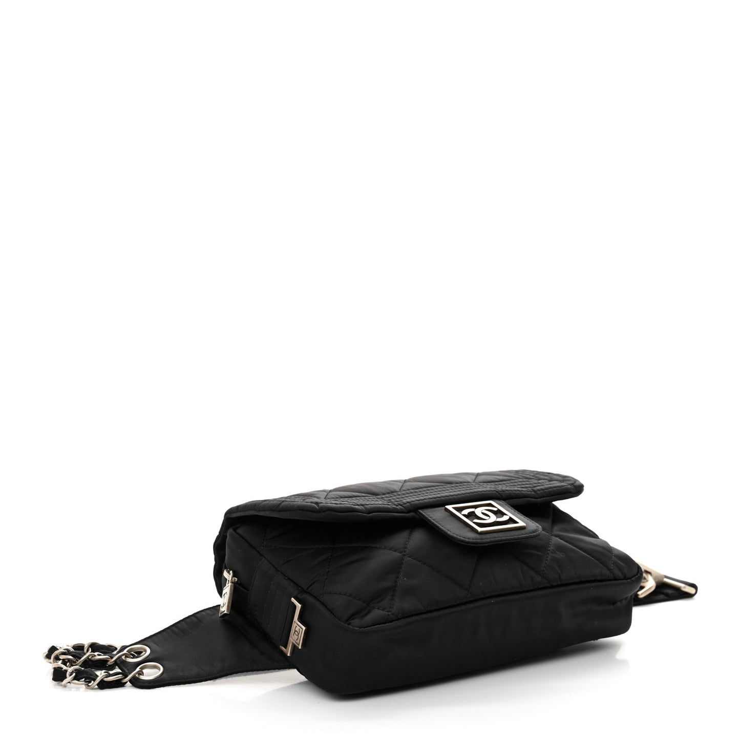 Nylon Ski Sport Belt Bag Black