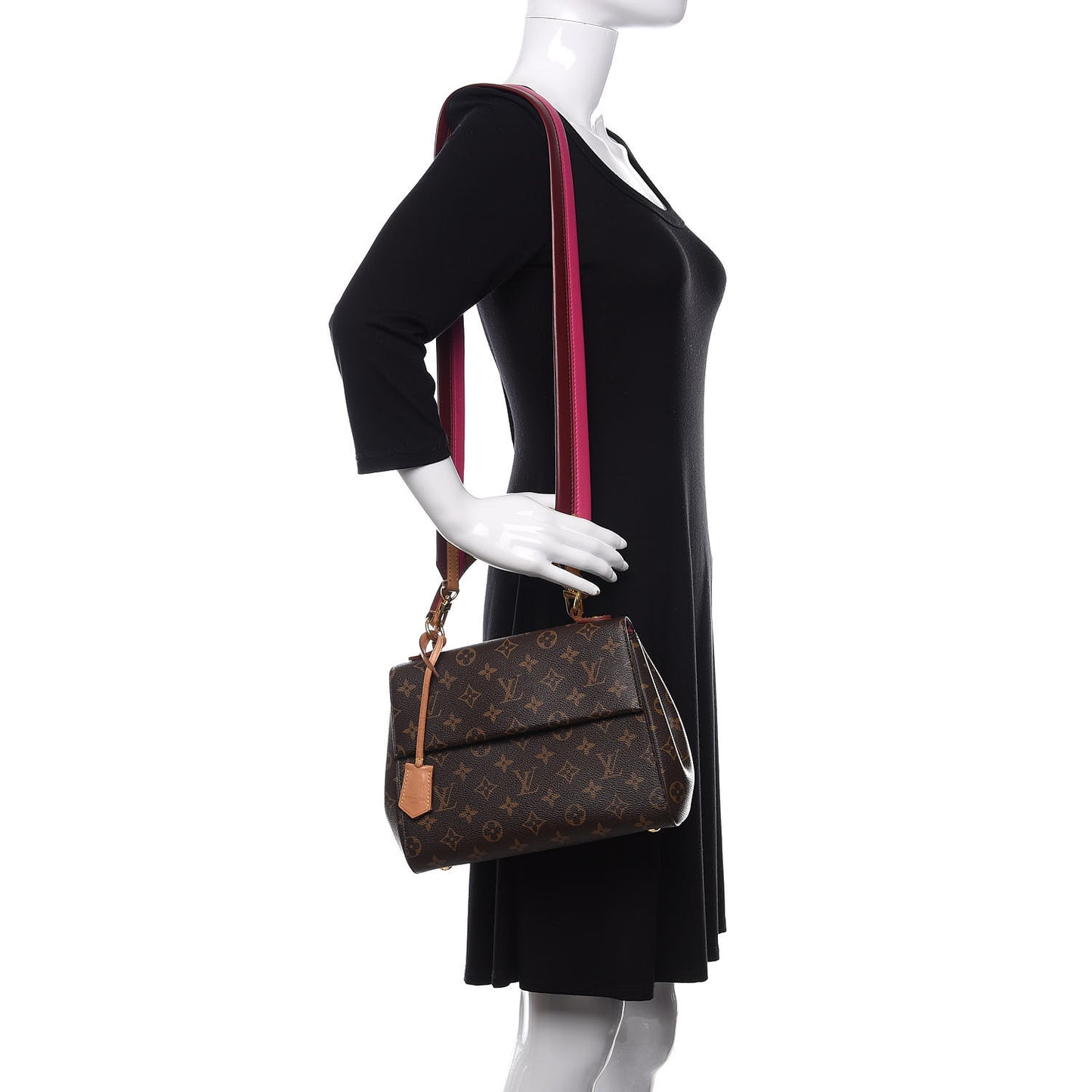 Monogram Cluny BB Bordeaux Fuchsia