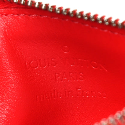 Louis Vuitton Vernis Jungle Dots Key Pouch Coquelicot Denim 6 of 10