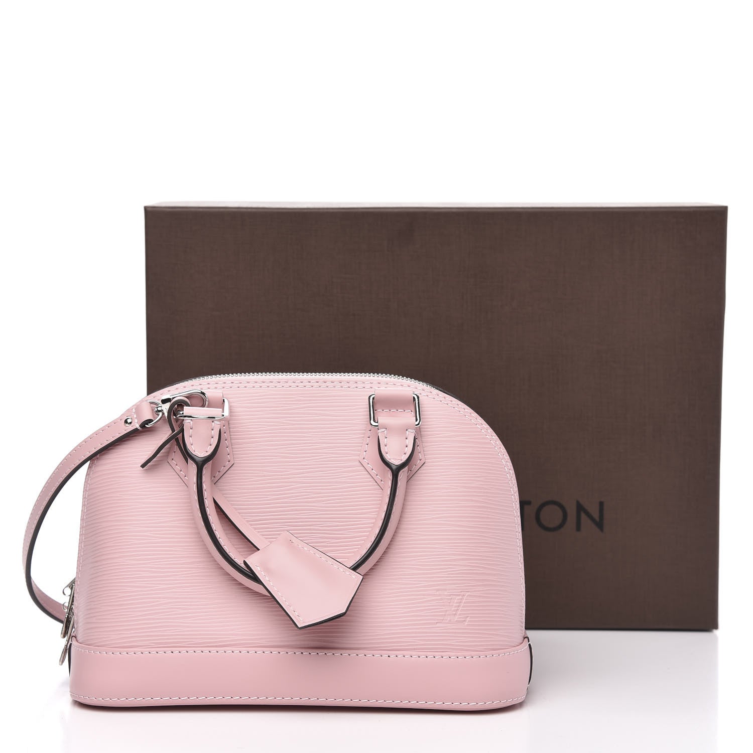 Louis Vuitton Epi Alma BB Rose Ballerine 10 of 10