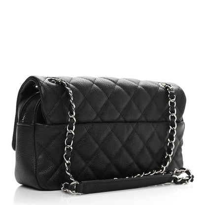 Chanel Caviar Quilted Medium Easy Flap Black 2 of 9