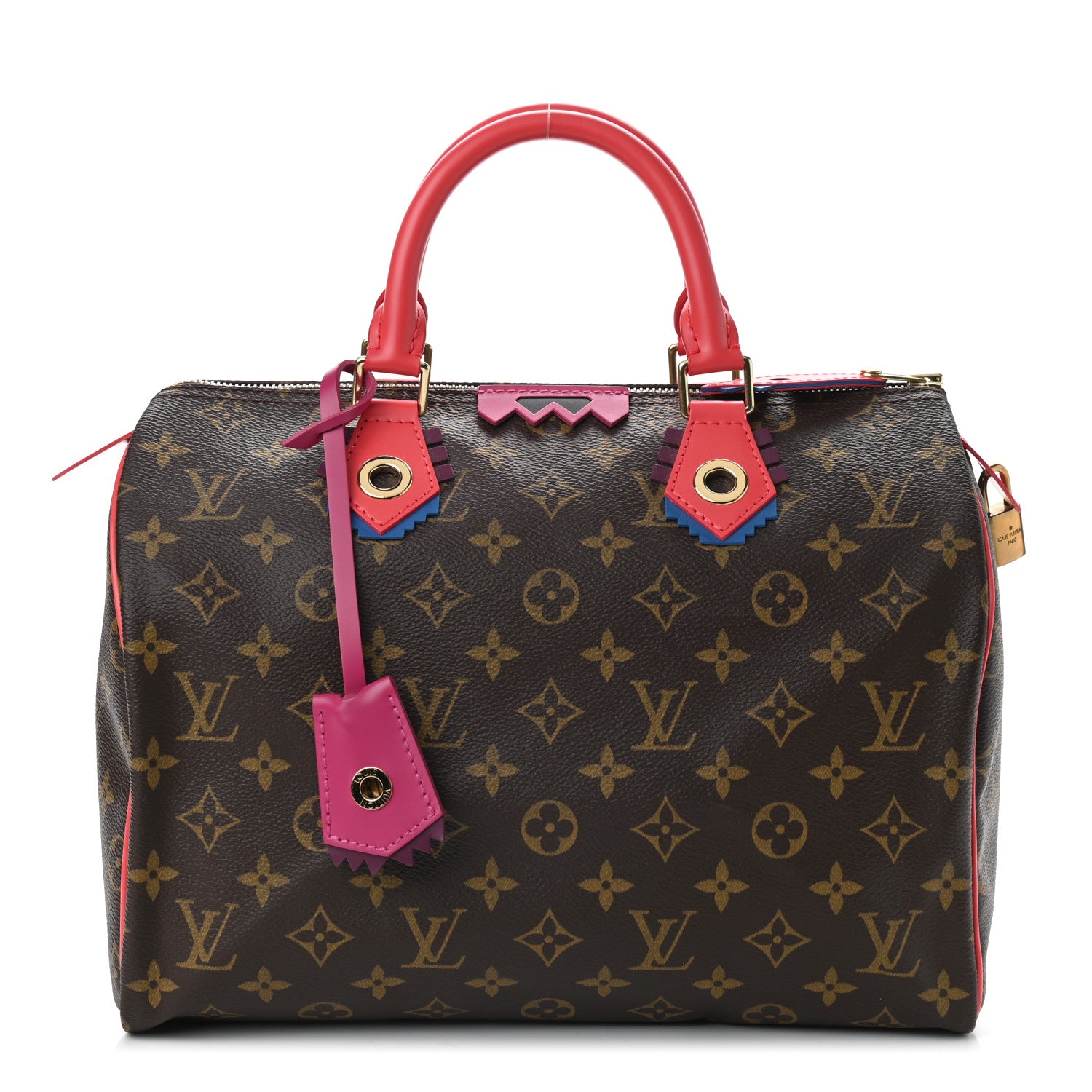 Louis Vuitton Monogram Totem Speedy 30 Flamingo 1 of 8