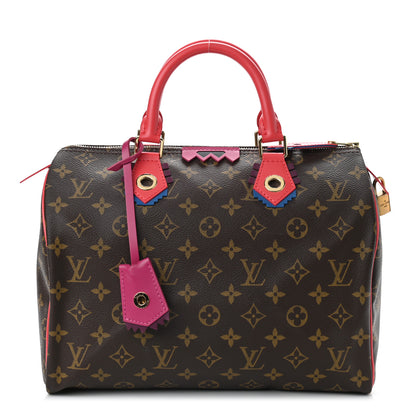 Louis Vuitton Monogram Totem Speedy 30 Flamingo 1 of 8