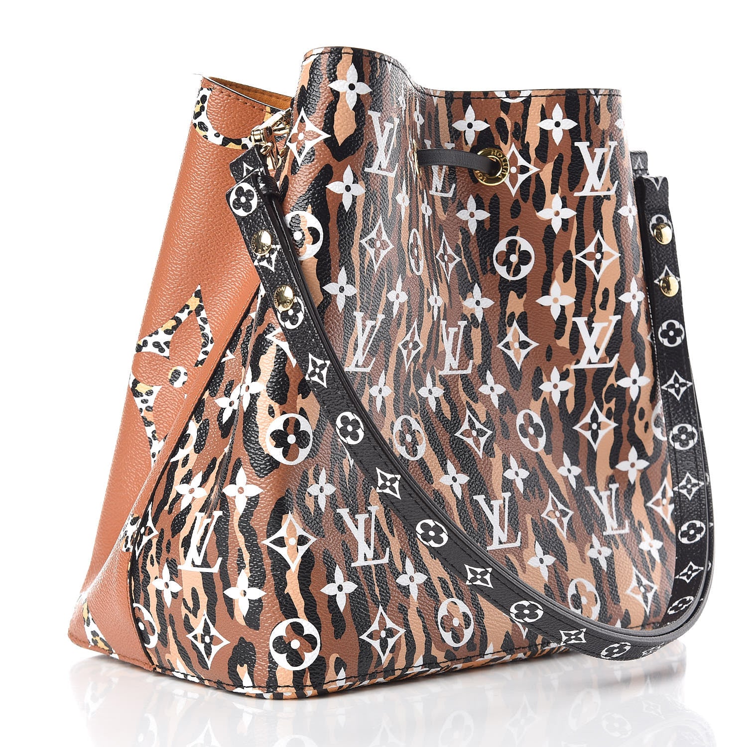 Louis Vuitton Monogram Giant Jungle NéoNoé Caramel 3 of 9