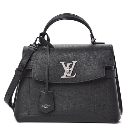Louis Vuitton Calfskin Lockme Ever BB Black 1 of 8