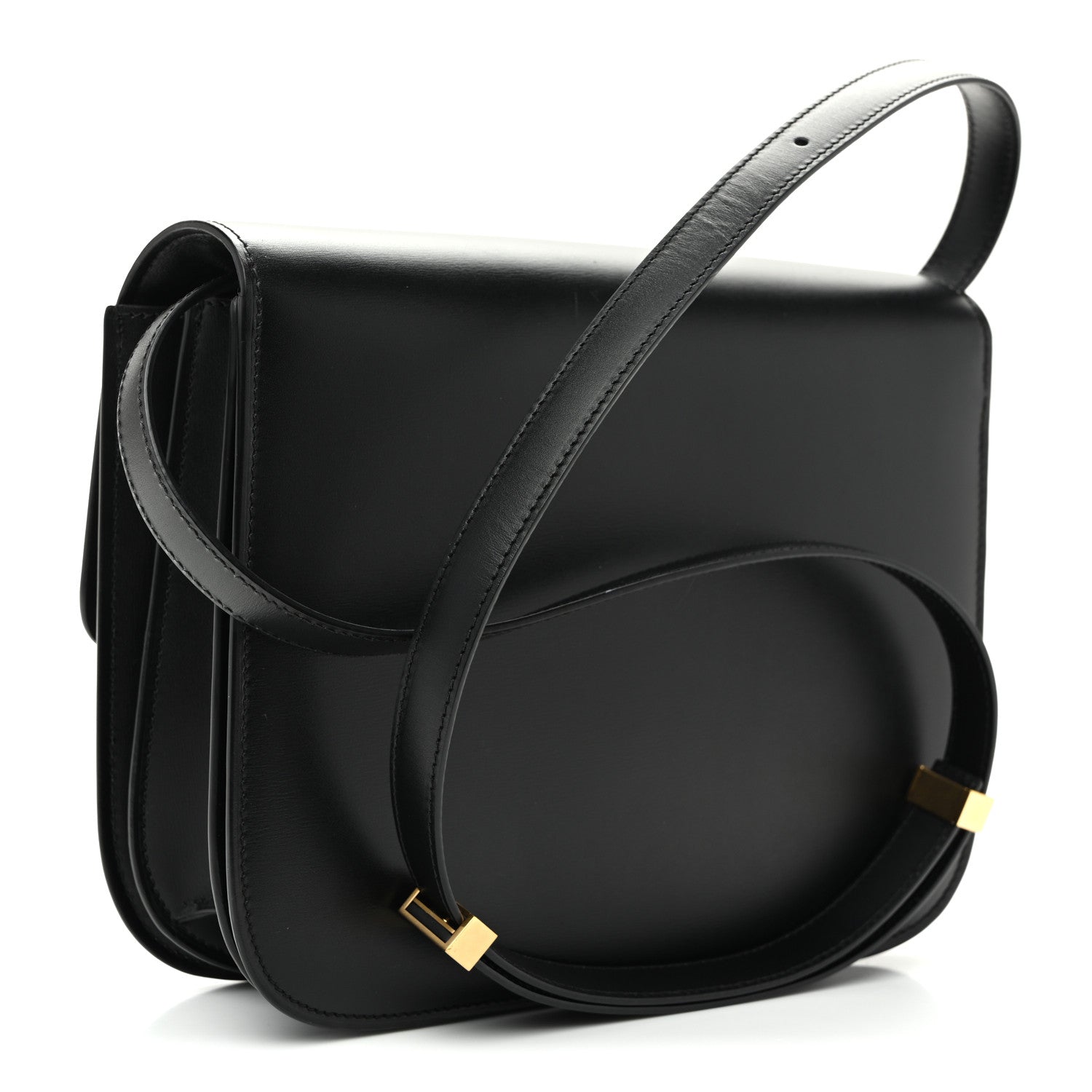 Celine Box Calfskin Medium Classic Box Flap Bag Black 3 of 10