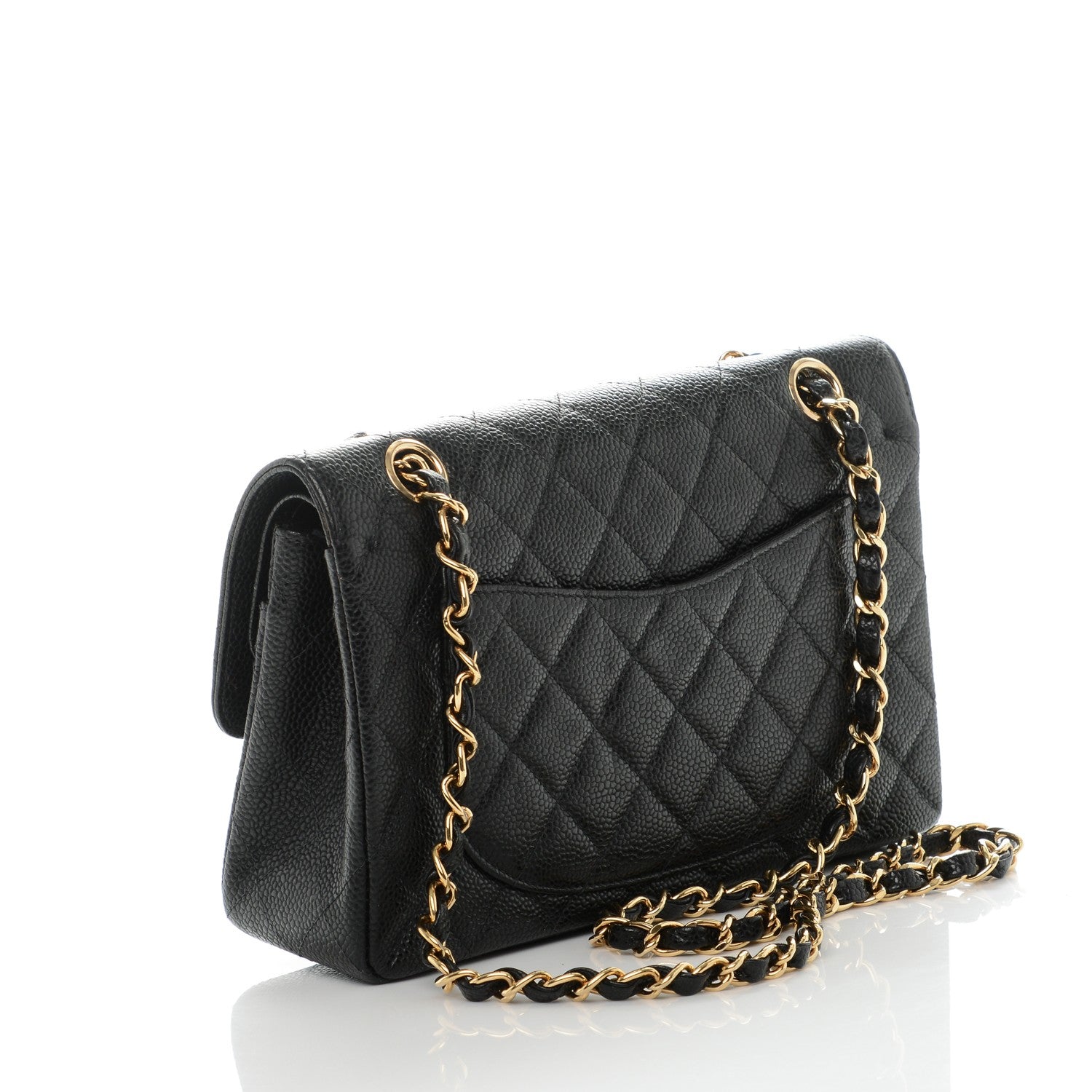 Chanel Caviar Quilted Small Double Flap Black 3 of 9