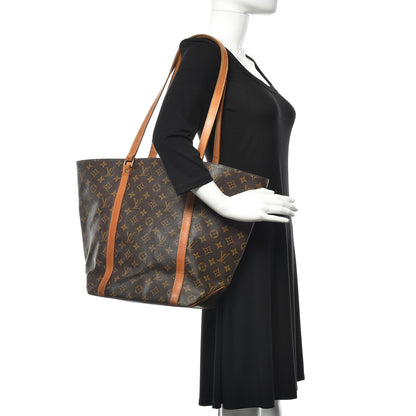 Louis Vuitton Monogram Sac Shopping Tote 2 of 15