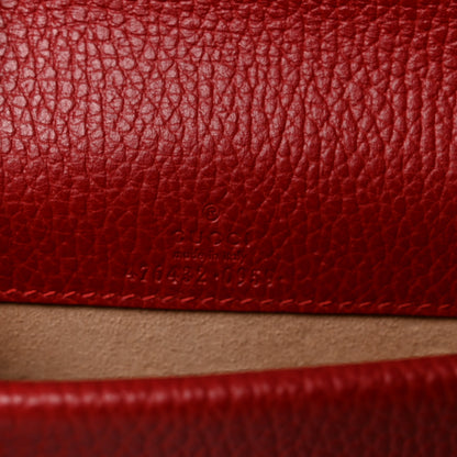 Gucci Calfskin Super Mini Dionysus Shoulder Bag Hibiscus Red 6 of 9