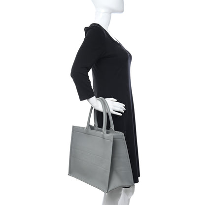 Christian Dior Calfskin Embossed Medium Book Tote 2 of 10