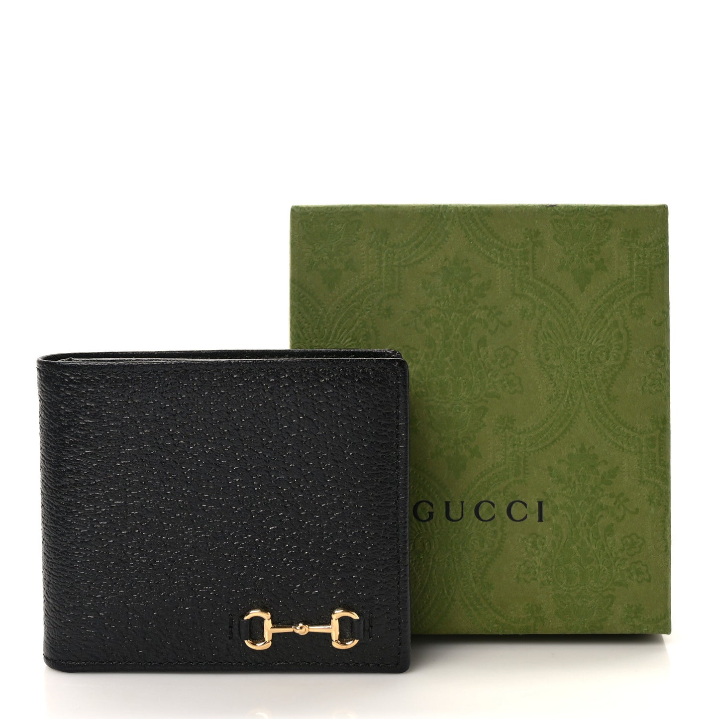 Calfskin Horsebit 1955 Bi-Fold Wallet Black