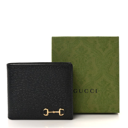 Gucci Calfskin Horsebit 1955 Bi-Fold Wallet Black 8 of 8