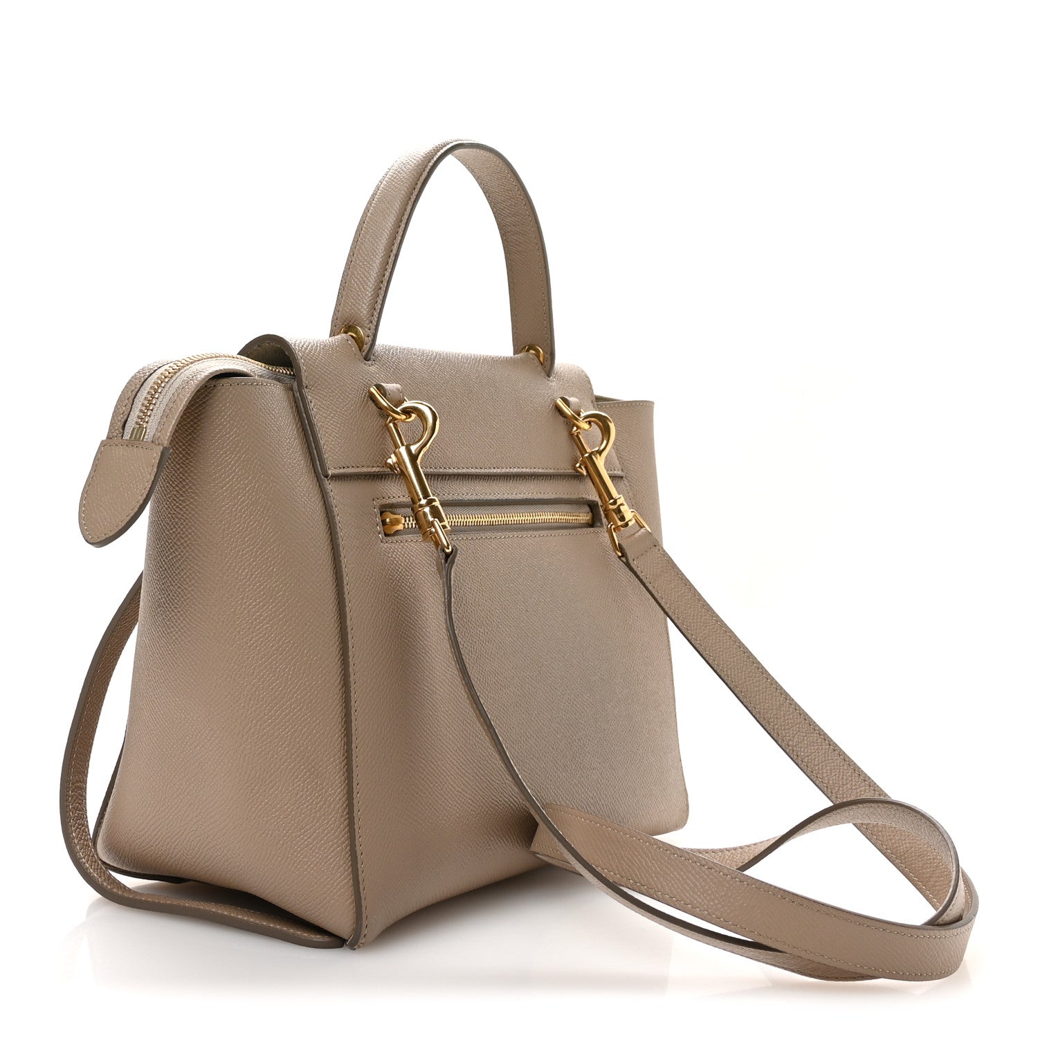Celine Grained Calfskin Micro Belt Bag Light Taupe 3 of 13