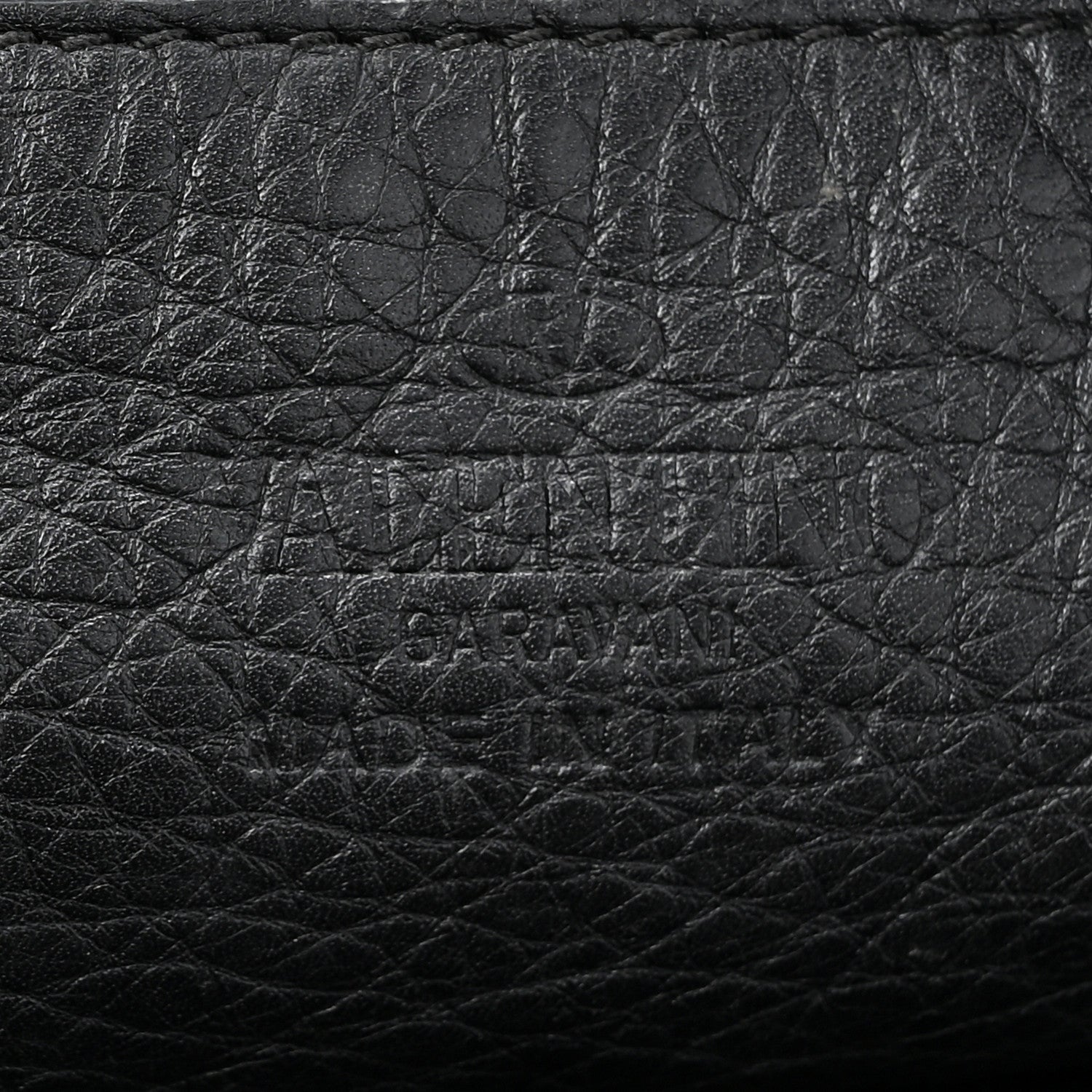 Valentino Garavani Pebbled Calfskin Small Rockstud Flip-Lock Messenger Bag Black 6 of 17