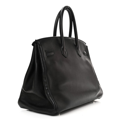 Hermes Swift Birkin 35 Black 2 of 15