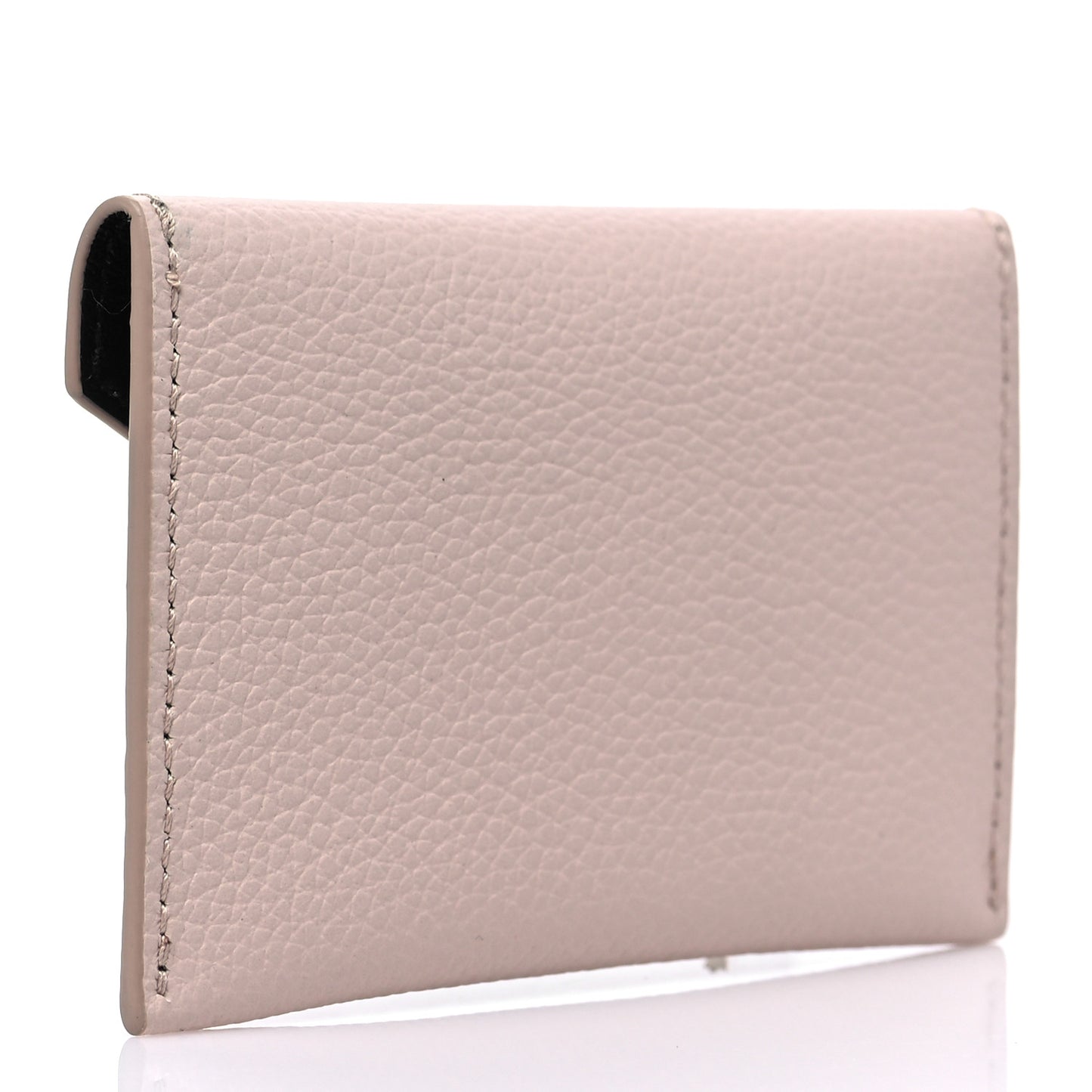 Calfskin Skull Envelope Card Holder Teint