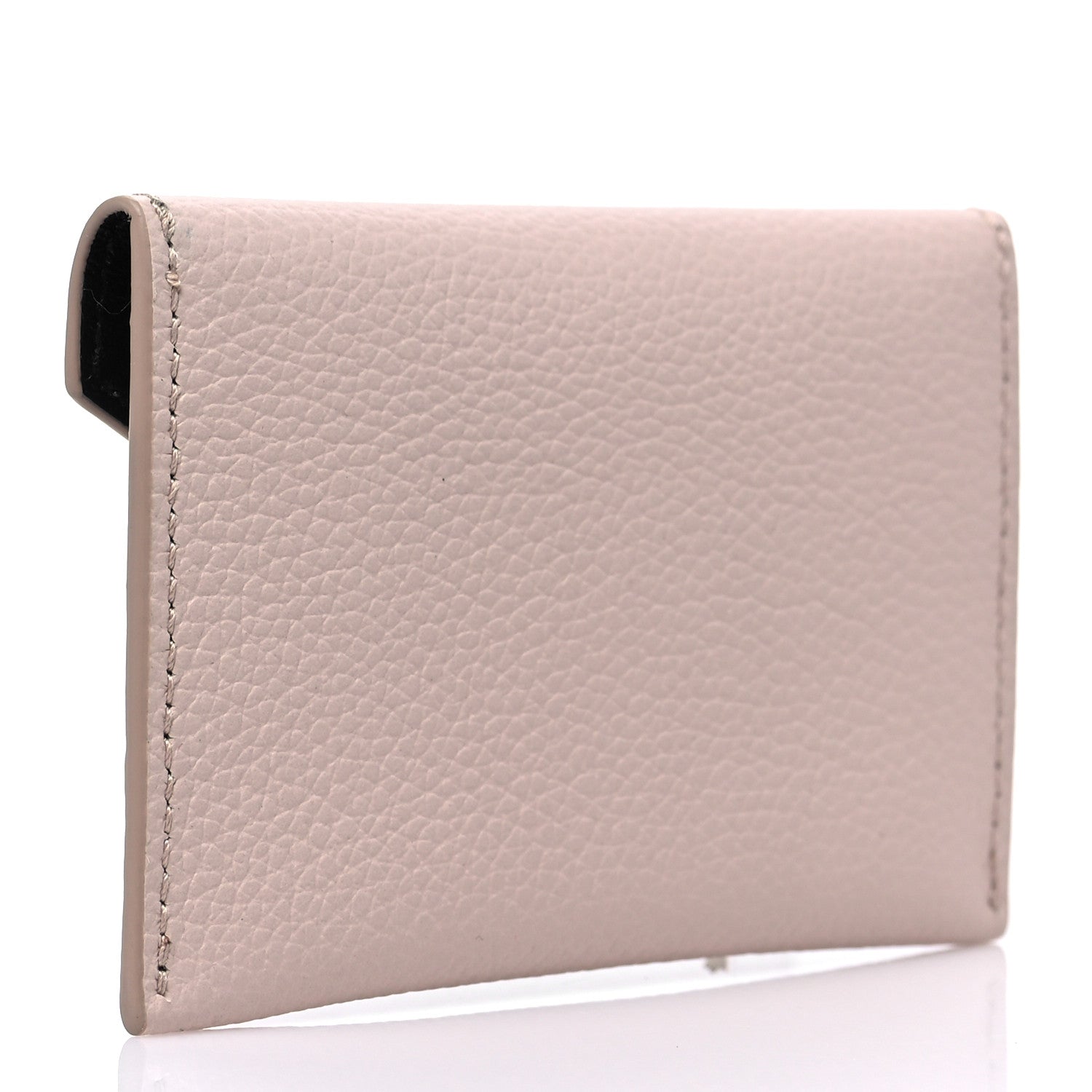 Alexander McQueen Calfskin Skull Envelope Card Holder Teint 3 of 7