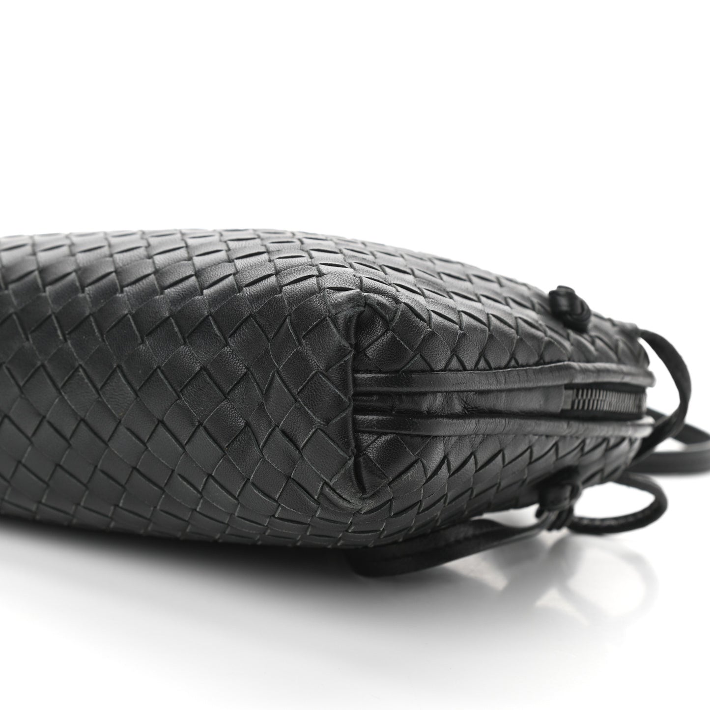 Nappa Intrecciato Nodini Bag Black