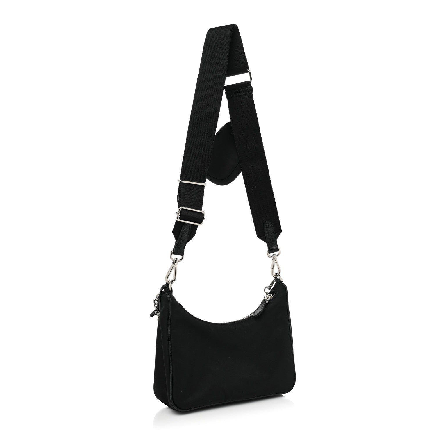 Prada Nylon Re-Edition 2005 Shoulder Bag Black 3 of 10