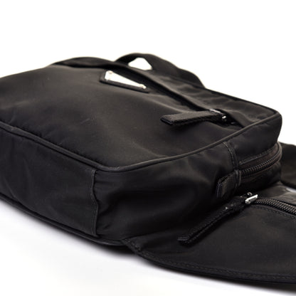 Prada Tessuto Nylon Saffiano Belt Bag Nero Black 7 of 10