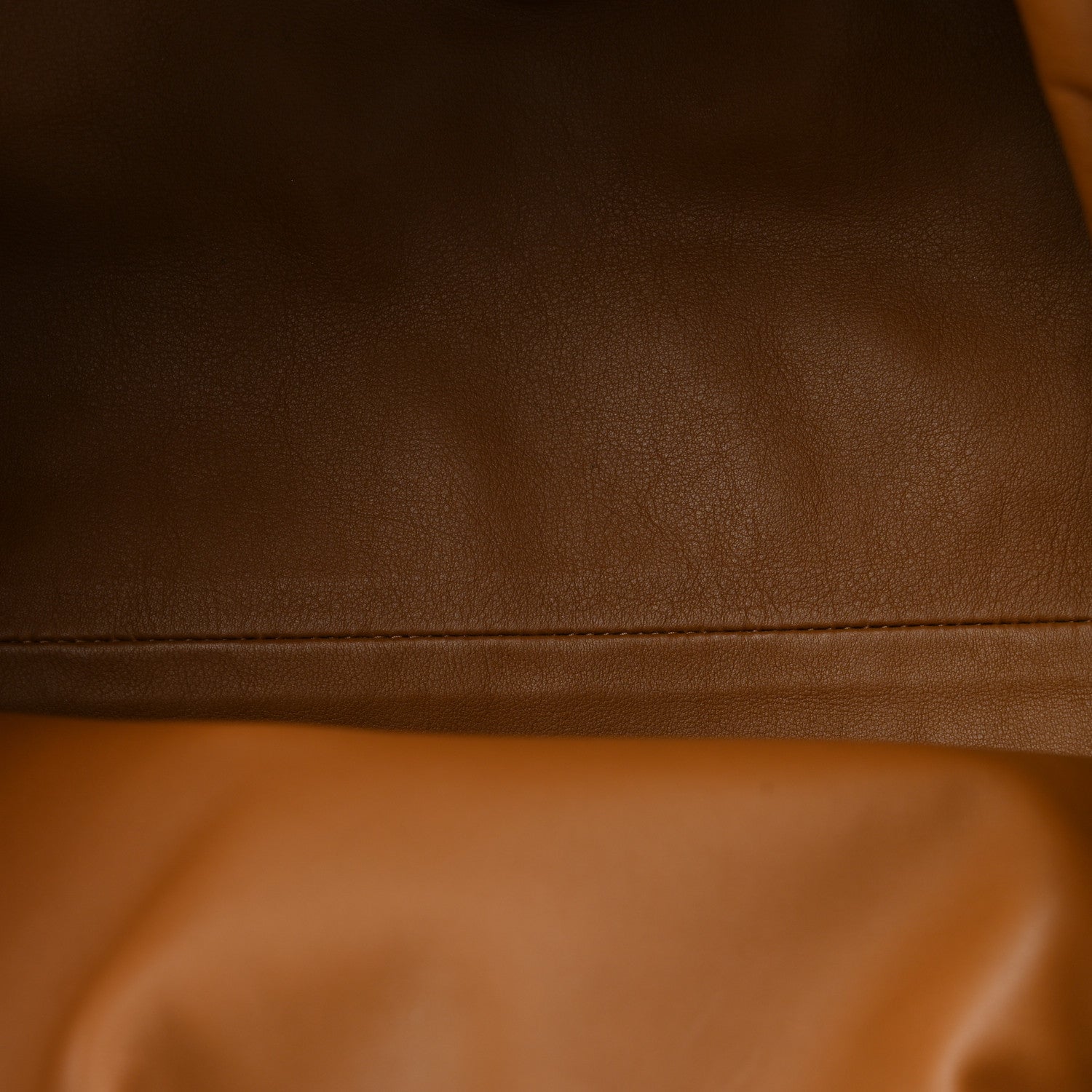 Bottega Veneta Smooth Butter Calf The Pouch Oversized Clutch Teak 5 of 9