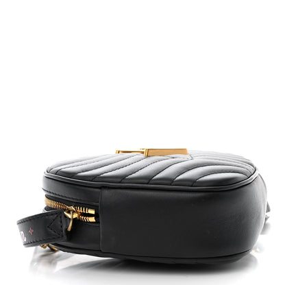 Louis Vuitton Calfskin New Wave Heart Bag Black 4 of 11