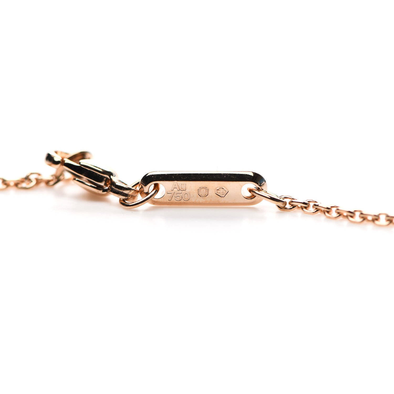 Chopard 18K Rose Gold Diamond Happy Diamonds Icon Heart Pendant Necklace 5 of 6