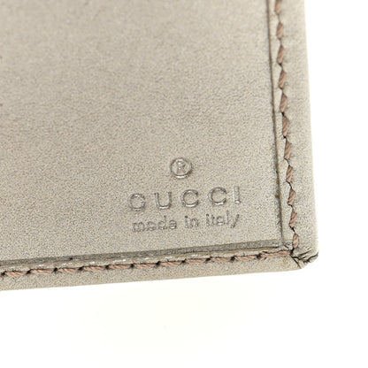 Gucci Imprime Monogram GG Pierce Chain Clutch Wallet Silver 6 of 10