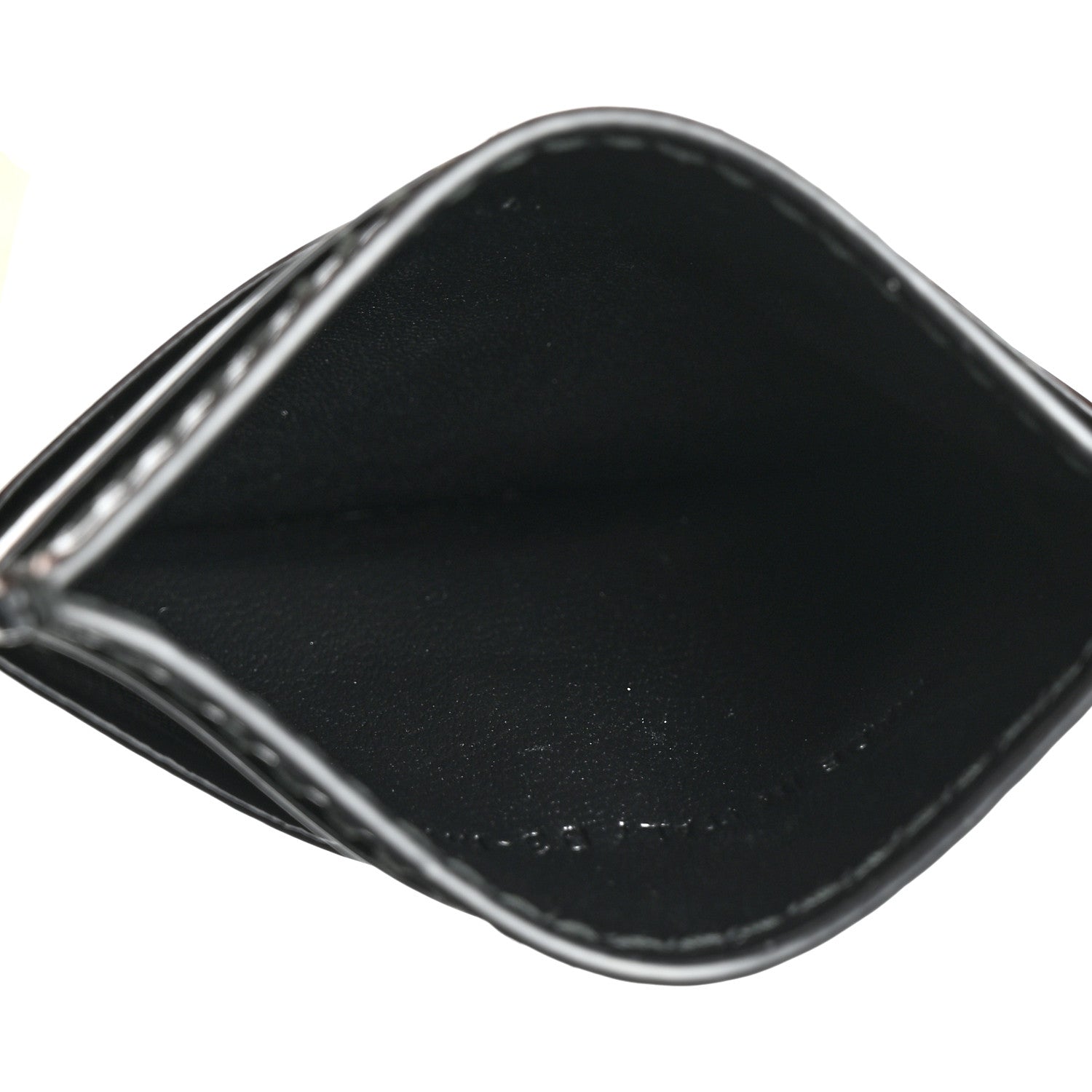 Christian Dior Patent D-Fence Card Holder Black 5 of 7