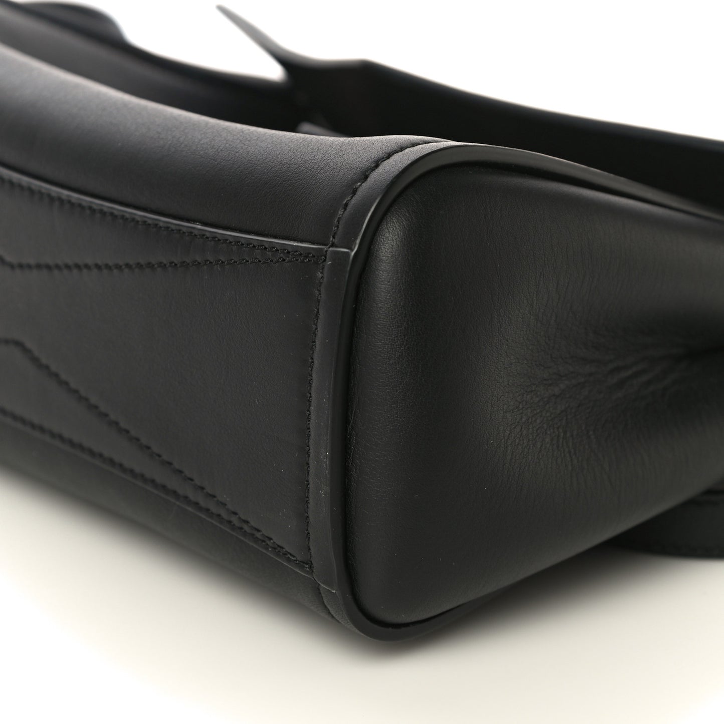 Calfskin Mini Mystic Shoulder Bag Black