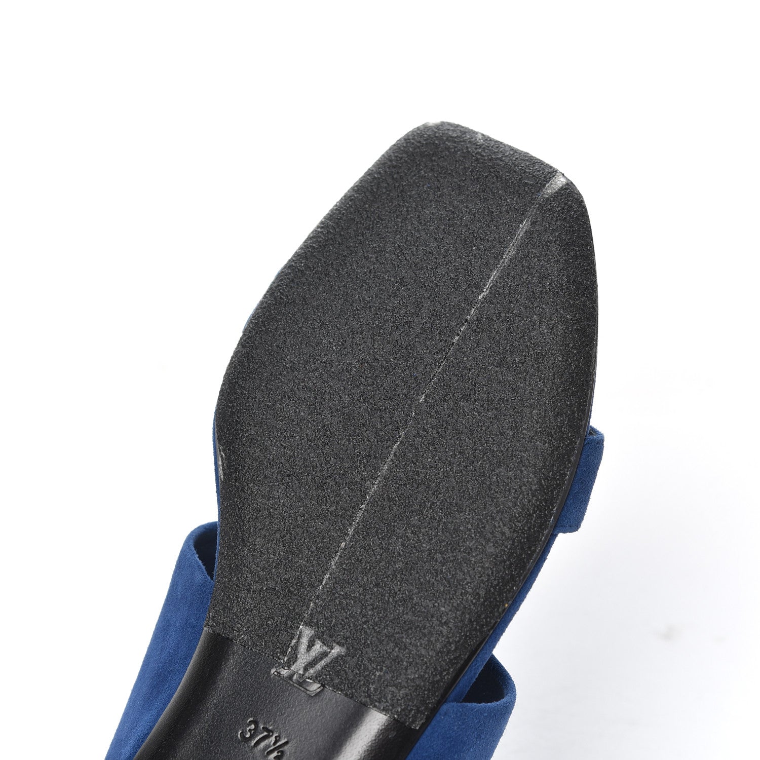 Louis Vuitton Suede Bayfront Mule 37.5 Blue 9 of 13