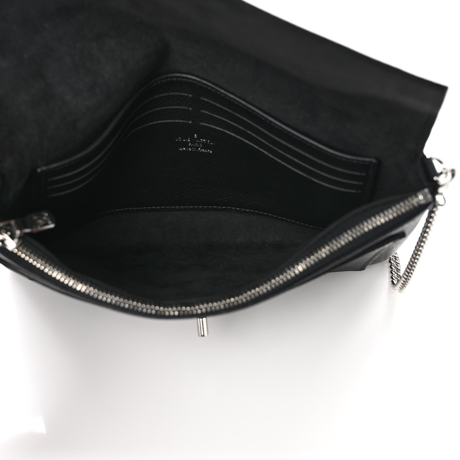 Louis Vuitton Soft Calfskin My Lockme Pochette Black 5 of 9