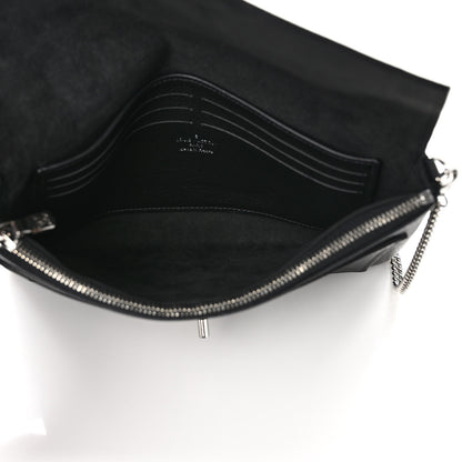 Louis Vuitton Soft Calfskin My Lockme Pochette Black 5 of 9