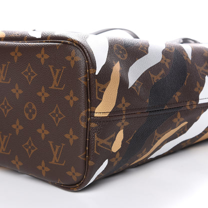 Louis Vuitton X LOL Monogram Neverfull MM Gold Silver 9 of 11