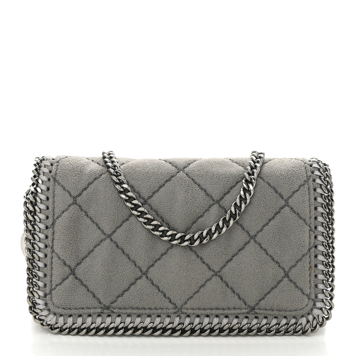 Shaggy Deer Quilted Falabella Grey