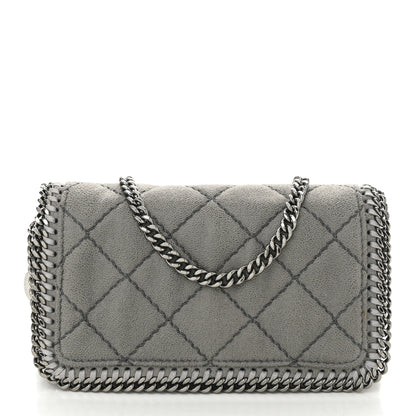 Stella McCartney Shaggy Deer Quilted Falabella Grey 1 of 11