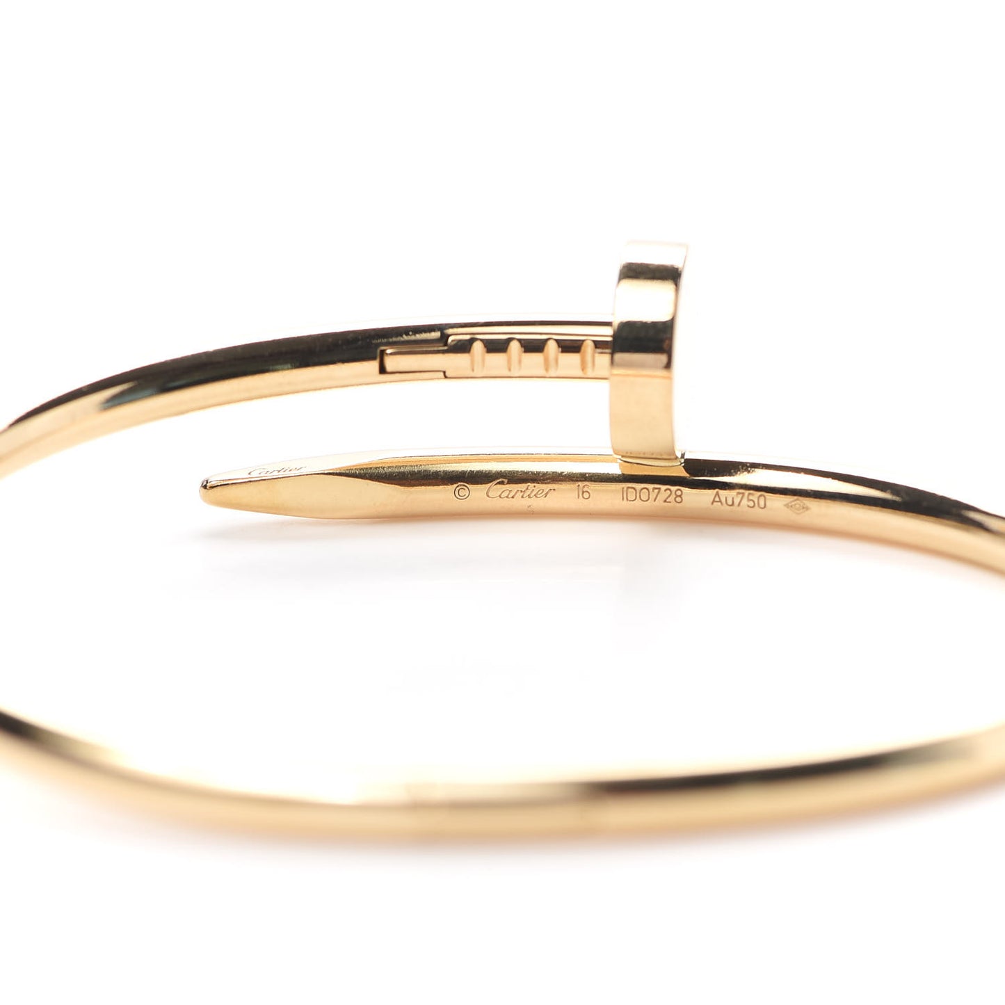18K Yellow Gold Juste Un Clou Bracelet 16